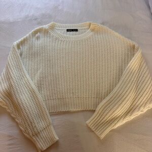 SHEIN Women's Cream Sweater